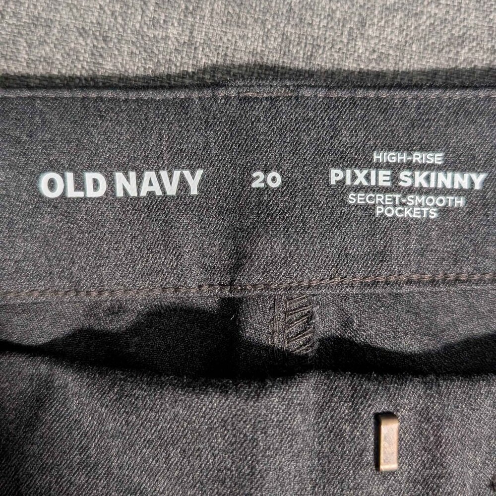Old Navy High Waisted Pixie Skinny Ankle Pants Size 20W - Picture 3 of 7